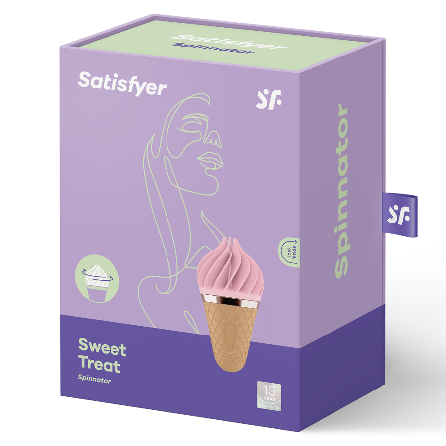 Satisfyer - Sweet Treat Spinnator Marrom e Rosa