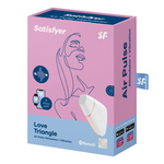 Satisfyer Estimulador e Vibrador Love Triangle Branco