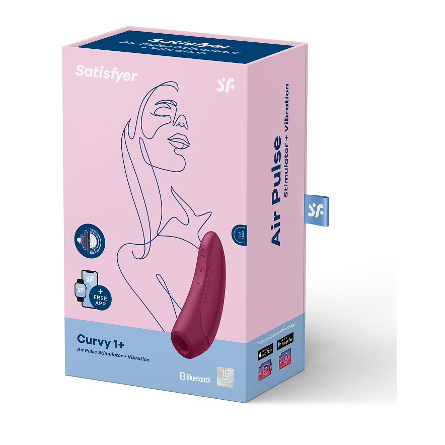 Satisfyer Curvy 1 + Vermelho Rosa