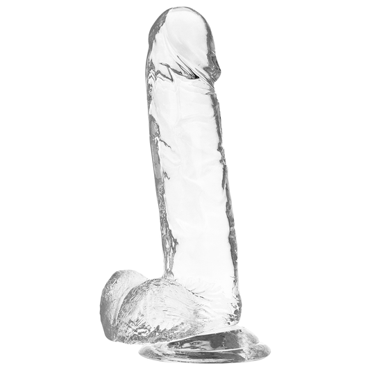 X Ray Dildo Transparente Con Bolas 20 Cm -o- 4.5 Cm