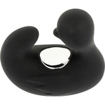Black&Silver - Dedal de Pato Estimulante de Silicone Recarregável Duckymania