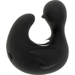 Black&Silver - Dedal de Pato Estimulante de Silicone Recarregável Duckymania