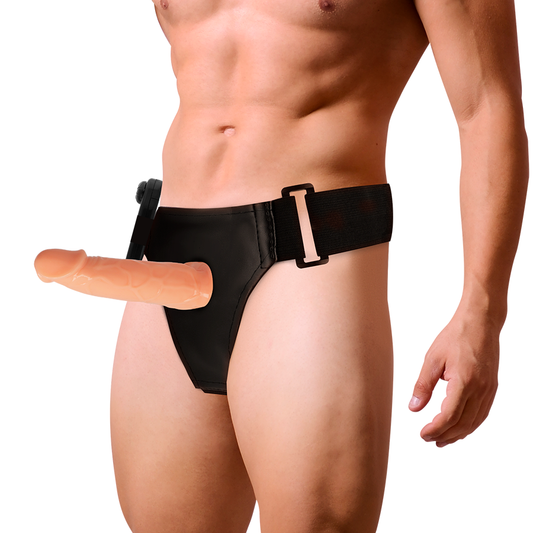 Harness Attraction Willian Hollow Rnes Com Vibrador 17 Cm -o- 4.5 Cm