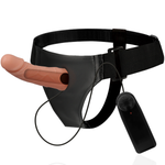 Arnés Attraction Rnes Estructuras Huecas Con Vibrador 15 Cm -o- 5 Cm