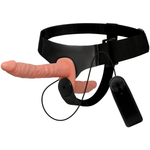 Harness Attraction Harris Dupla Penetraci N Com Vibrao 18 Cm -o- 3.5 Cm