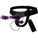 Harness Attraction Rodney Dupla Penetraci N Vibrador 18 Cm -o- 3.5 Cm