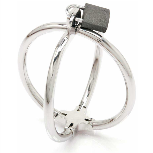 Metal Hard Algema de Ao Inoxidvel Criss Cross