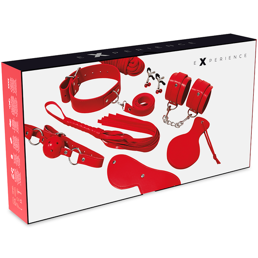 Experience Kit Bdsm Fetish Série Vermelha