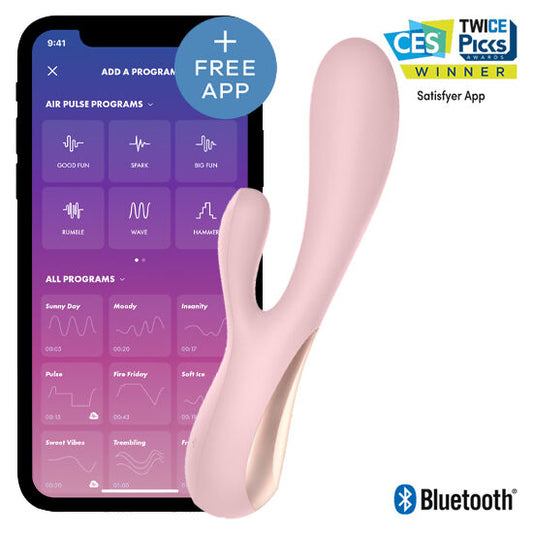 Satisfyer Mono Flex Rosa con Aplicación