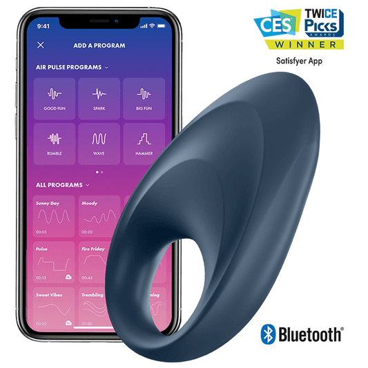 Satisfyer Aplicativo Vibrador de Um Anel Mighty