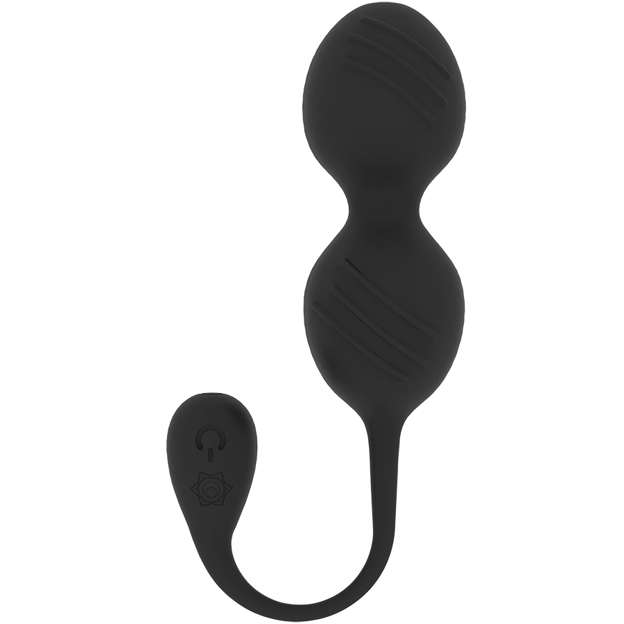 Rithual Bolas de Kegel Vibratórias Recarregveis Nisha Pretas