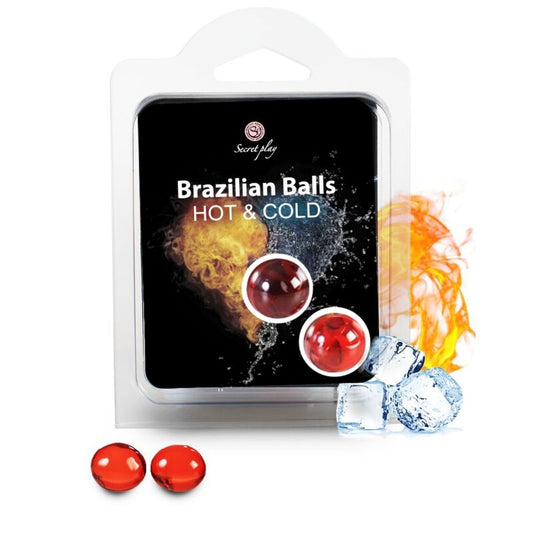 Secretplay - Bolas Brasileiras  Efeito Calor e Frio 2 Unidades