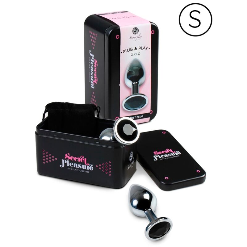 Secretplay -Plug Anal Preto S