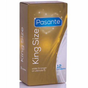 Pasante - De Preservativos King Ms Longo e Largura 12 Unidades