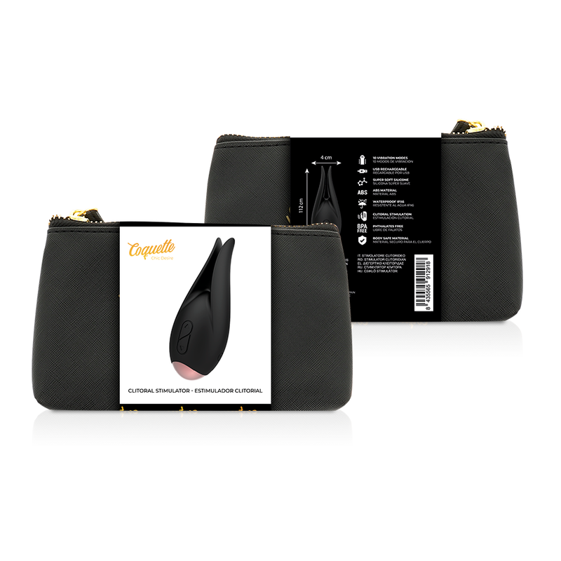 Coquette Chic Desire Estimulador Clitorial Negro / Oro