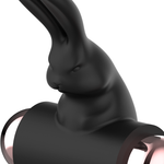 Anillo Coquette Chic Desire con vibrador Negro/ Oro