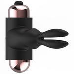 Anillo Coquette Chic Desire con vibrador Negro/ Oro