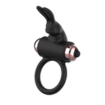 Anillo Coquette Chic Desire con vibrador Negro/ Oro