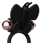 Coquette Chic Desire Anel Borboleta Com Vibrador Preto/ Ouro