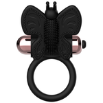 Coquette Chic Desire Anel Borboleta Com Vibrador Preto/ Ouro