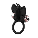 Coquette Chic Desire Anel Borboleta Com Vibrador Preto/ Ouro