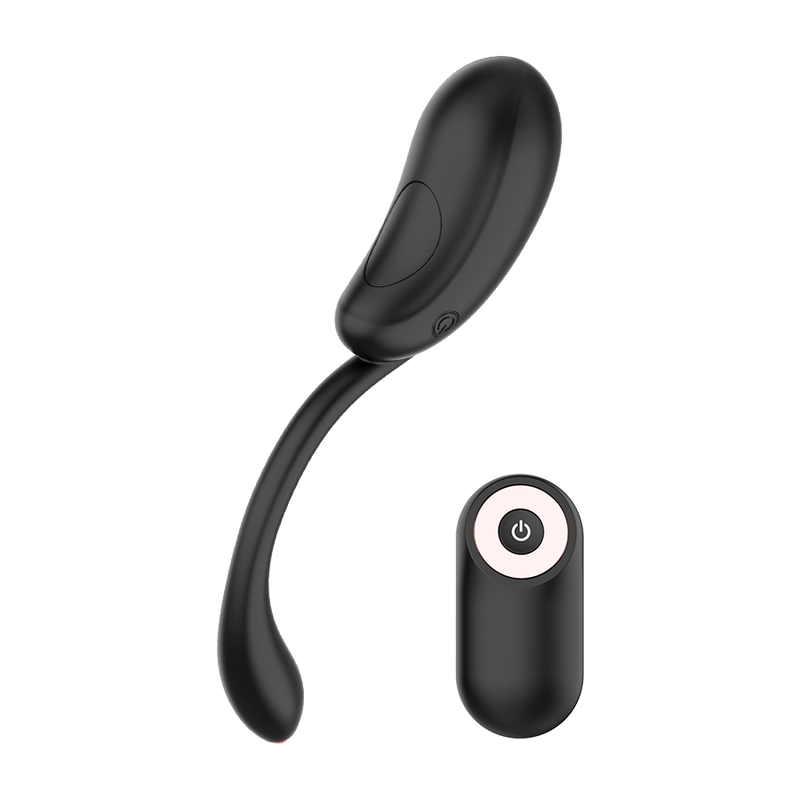 Coquette Chic Desire Huevo Vibrador Recargable con Mando a Distancia Negro/Oro