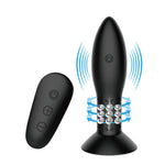 Mr Play Plug Com Controle Remoto de Bolas Rotativas Pretas