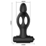 Mr Play Plug Anal de Silicona con Vibración