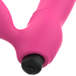 Ohmama Vibrador de Estimulación Dual Bix Edición de Navidad Rosa