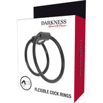 Darkness - Anillos para Pene Dúo de Mejoramiento.