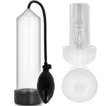 Bomba para el pene transparente RX3 con funda de placer