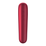 Satisfyer Vibrador y Succionador Dual Love Con Aire Pulsado Rojo