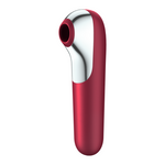 Satisfyer Vibrador y Succionador Dual Love Con Aire Pulsado Rojo