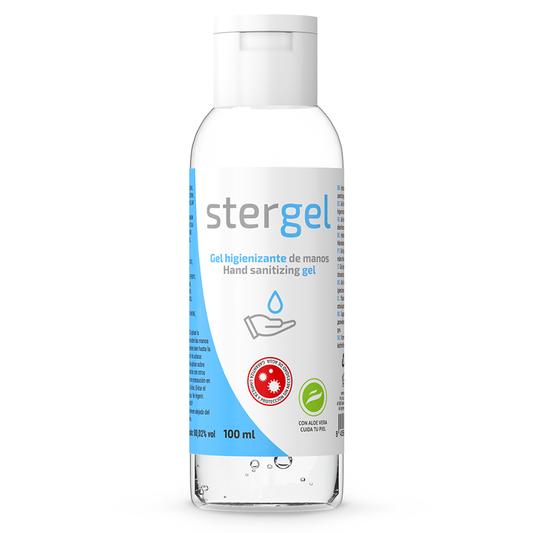 Stergel - Gel Hidroalcohólico Desinfectante de Manos Aloe Vera 100ml