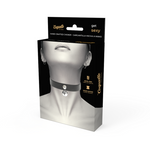 Coquette Chic Desire - Colar de Couro Vegano Mulher Acessório de Chocalho