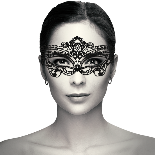 Coquette Chic Desire - Mscara de Renda Preta Fina