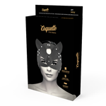 Coquette Chic Desire Mscara de Couro Vegano Com Orelhas de Gato