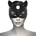 Coquette Chic Desire Mscara de Couro Vegano Com Orelhas de Gato
