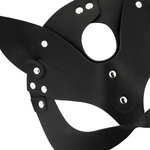 Coquette Chic Desire Mscara de Couro Vegano Com Orelhas de Gato