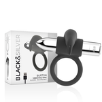 Black&Silver - Anel Recarregável Burton 10 Modos de Vibração