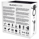 Black&Silver - Anel Recarregável Cameron Prata