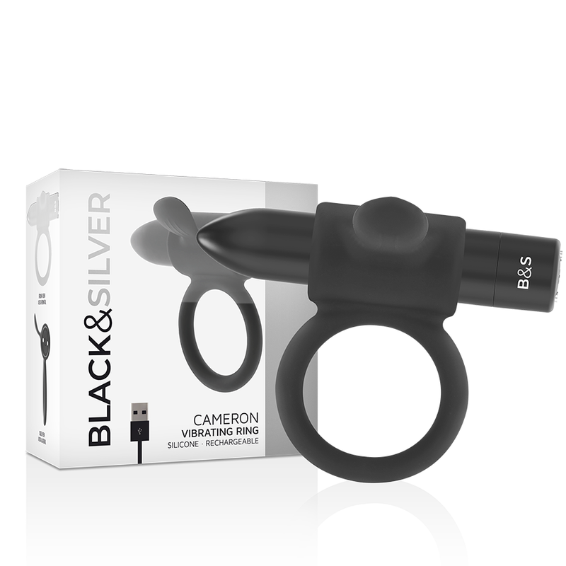 Black&Silver - Anel Recarregável Cameron Preto