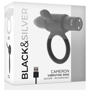 Black&Silver - Anel Recarregável Cameron Preto