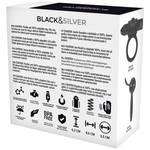 Black&Silver - Anel Recarregável Cameron Preto