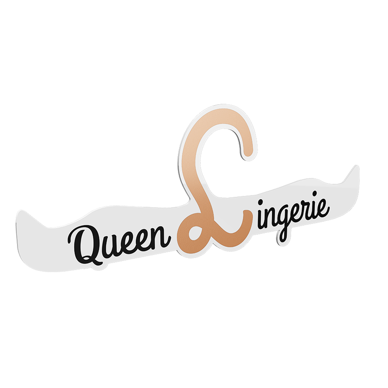 Queen Lingerie - Cabide Lingerie 27.5 cm 1 Unidade