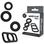 Addicted Toys - Set de Anillos para Pene 4 Piezas