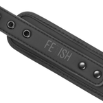 Collar y esposas de cuero vegano con forro de neopreno Fetish Submissive