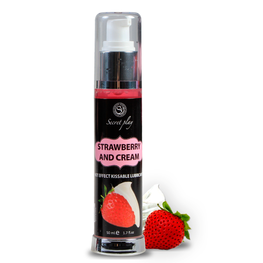 Secretplay - Lubrificante  2-1 Efeito Térmico Morango e Creme 50 ml