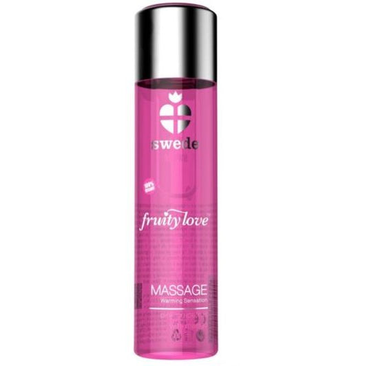Swede - Fruity Love Óleo de Massagem Efeito de Aquecimento Toranja Rosa Com Manga 60 ml
