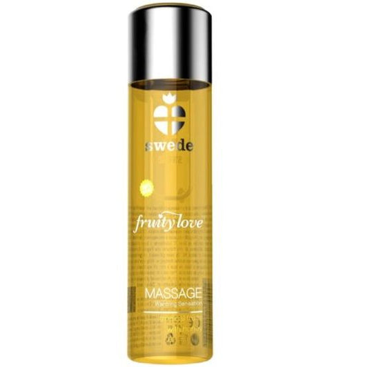 Swede - Fruity Love Efeito de Aquecimento Óleo de Massagem Tropical Fruity Com Mel 60 ml